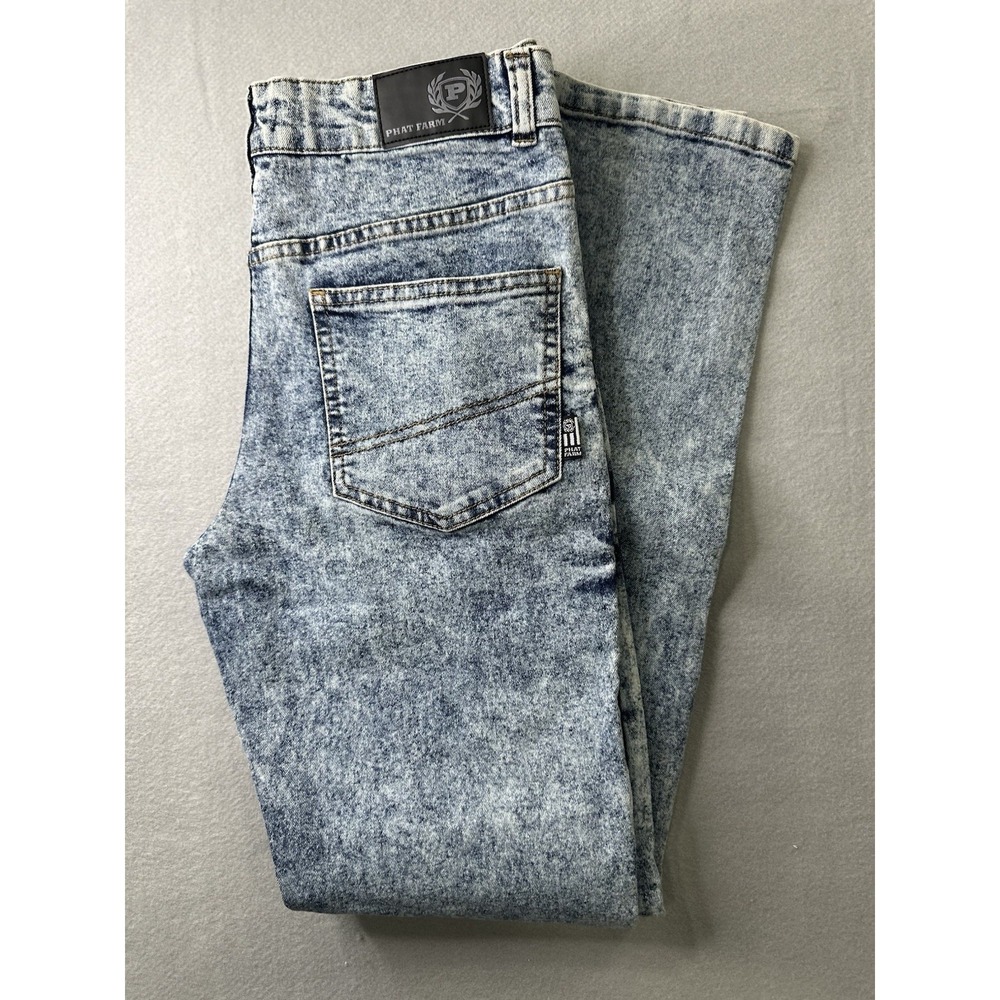 Phat Farm Jeans Womens Size 16 (29x29) Acid Wash Skinny Stretch Y2K Streetwear